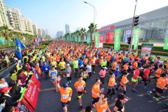 2018青岛马拉松 催眠坊周边道路调流